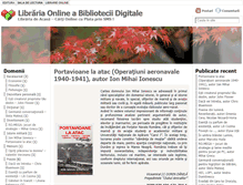 Tablet Screenshot of librarie.bibliotecadigitala.ro
